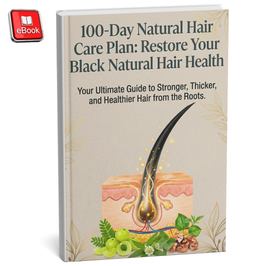 100-Day Natural Hair Care Plan: Restore Your Natural Hair Health (eBook)