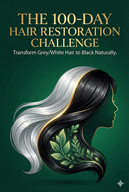 The 100-Day Hair Restoration Challenge: Reverse Grey Hair Naturally (eBook Guide)